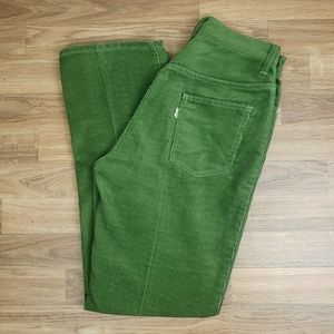 RARE vintage 70s green corduroy Levi's